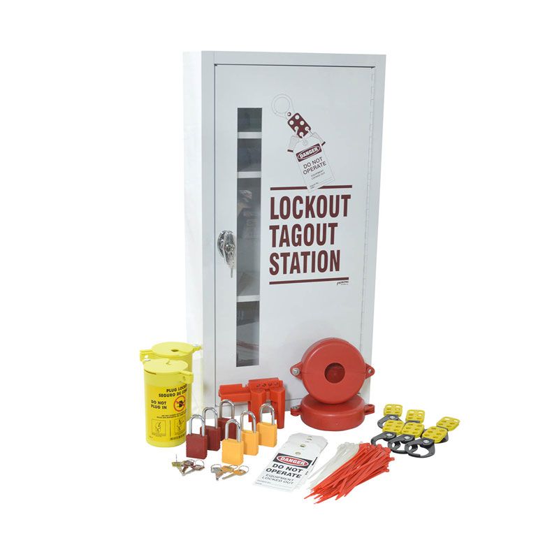 and Plug Lockouts Valve Includes Electrical Brady Prinzing Lockout Station Cabinet