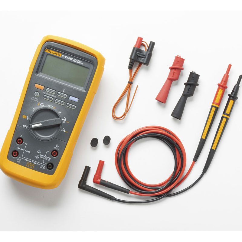 Fluke 87 True-rms Digital Multimeter for Extreme is IP 67 rated (waterproof and dustproof) and extended operating range of 5 to 131F