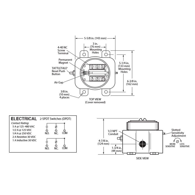 Murphy Vs2ex Mechanical Vibration, Murphy Safety Switch Wiring Diagram